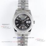 Perfect Replica Rolex Datejust 41mm Gray Dial Jubilee Bracelet Swiss 2836 Watch